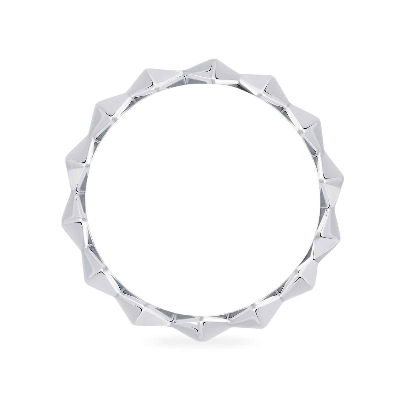 Birks Iconic Silver Stackable Rock & Pearl Ring image number 2