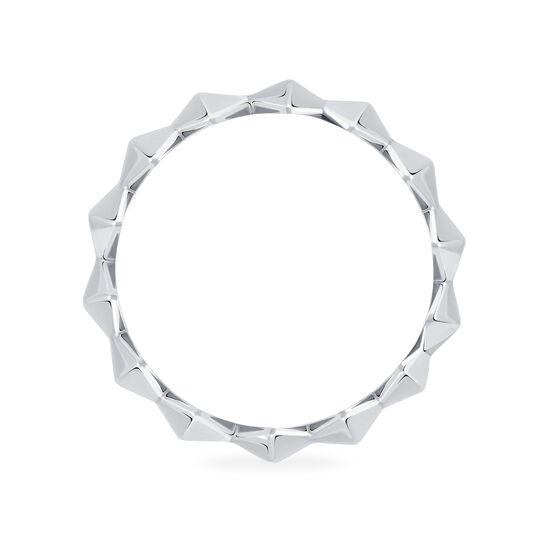 Birks Iconic Silver Stackable Rock & Pearl Ring image number 2