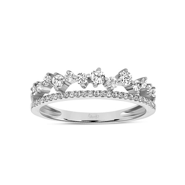 White Gold Ring with Diamonds