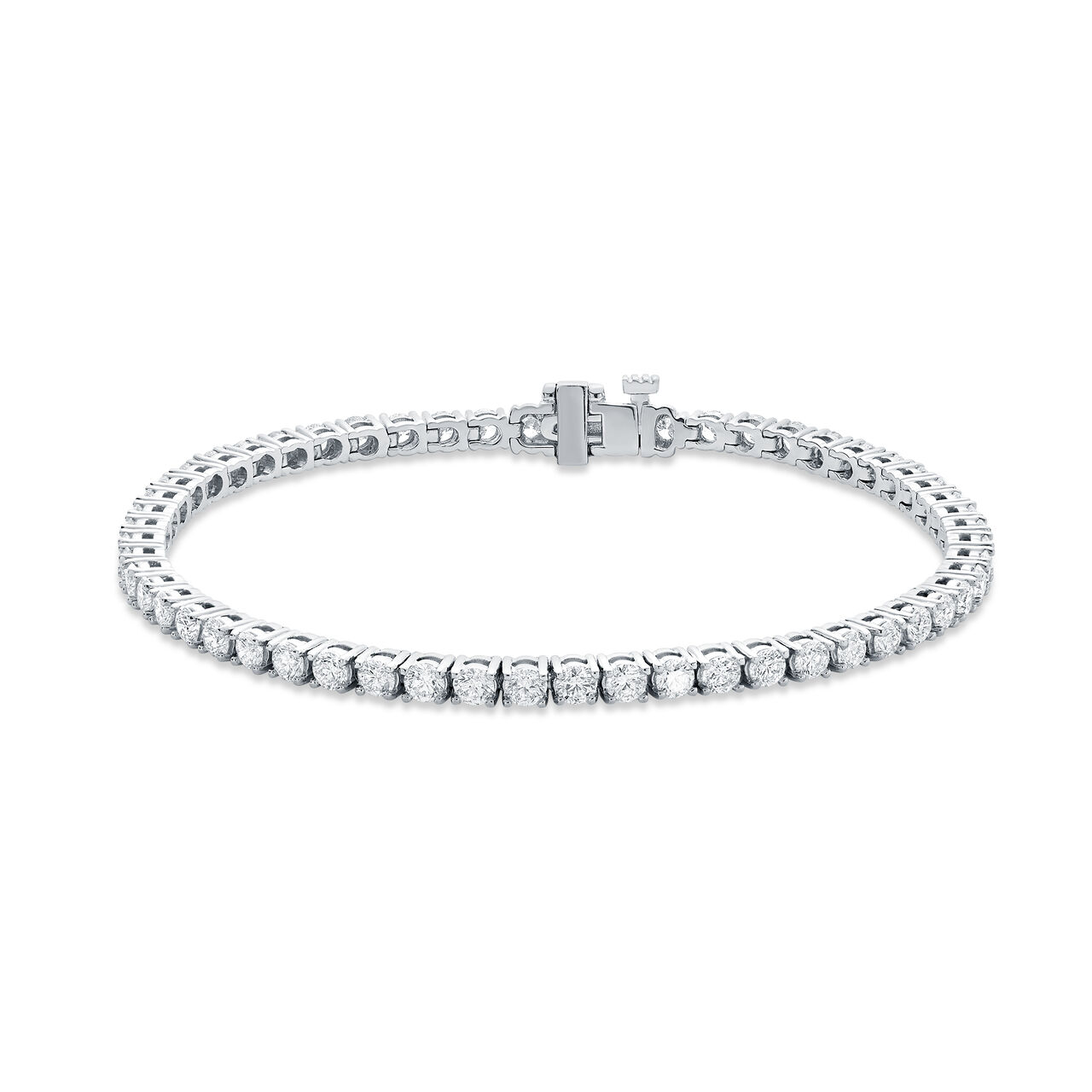 Birks Essentials Diamond and White Gold Bracelet image number 0