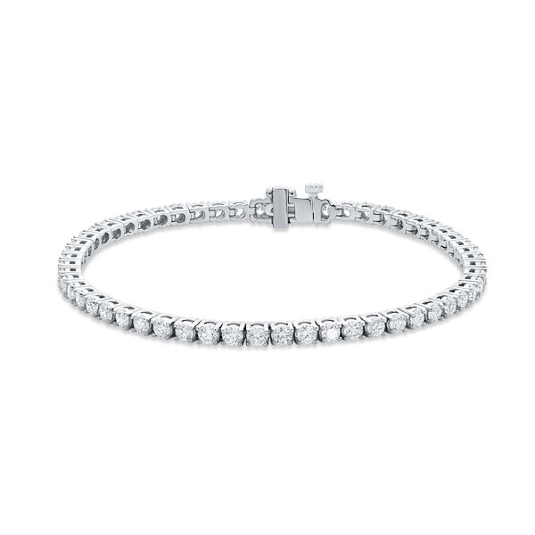 Bracelet en or blanc et diamants