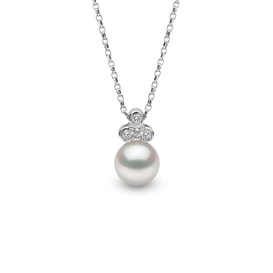 yoko london gold pearl diamond necklace tpm0217 7 front image number 0