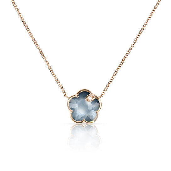 Pasquale Bruni Petit Joli Lunaire Small Rose Gold Lunar Night and Diamond Pendant 16789R  image number 0