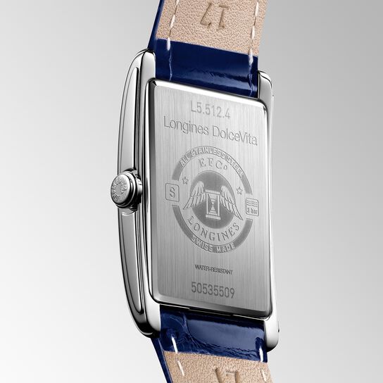 longines dolcevita quartz stainless steel l5.512.4.71.7 back image number 2