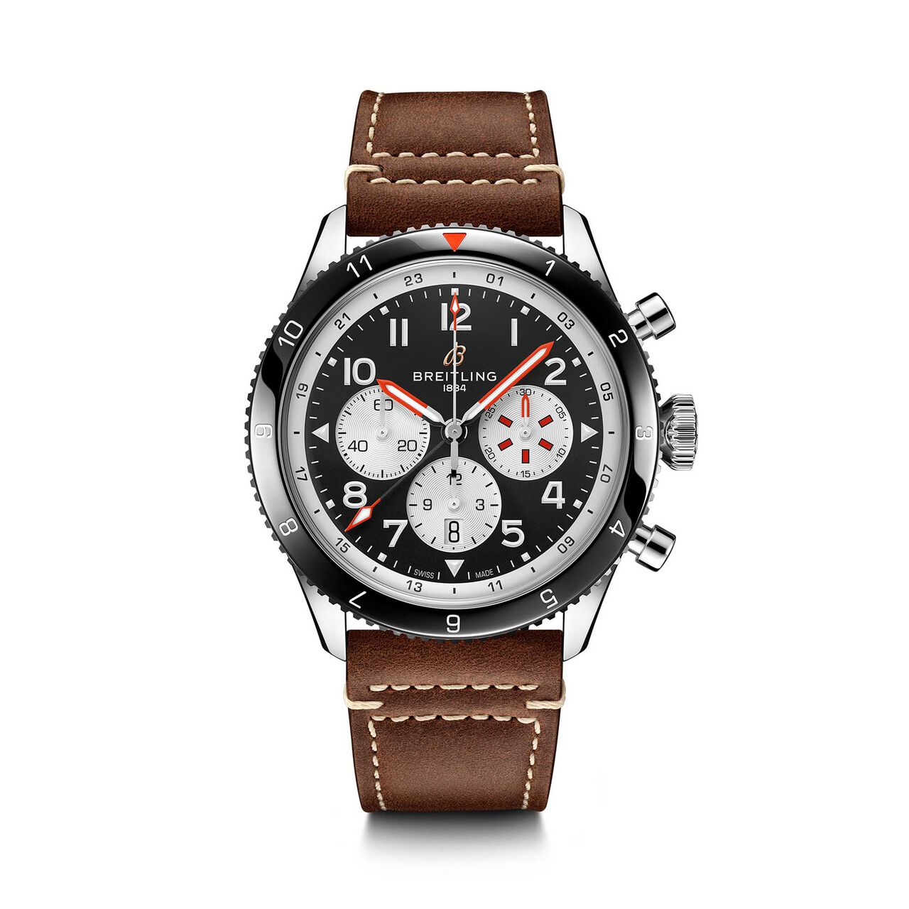 breitling super avi b04 gmt 46 mosquito steel yb04451a1b1x1 front image number 0