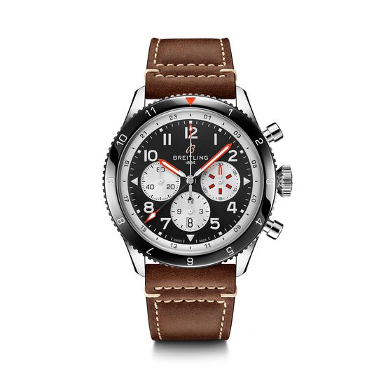 breitling super avi b04 gmt 46 mosquito steel yb04451a1b1x1 front image number 0