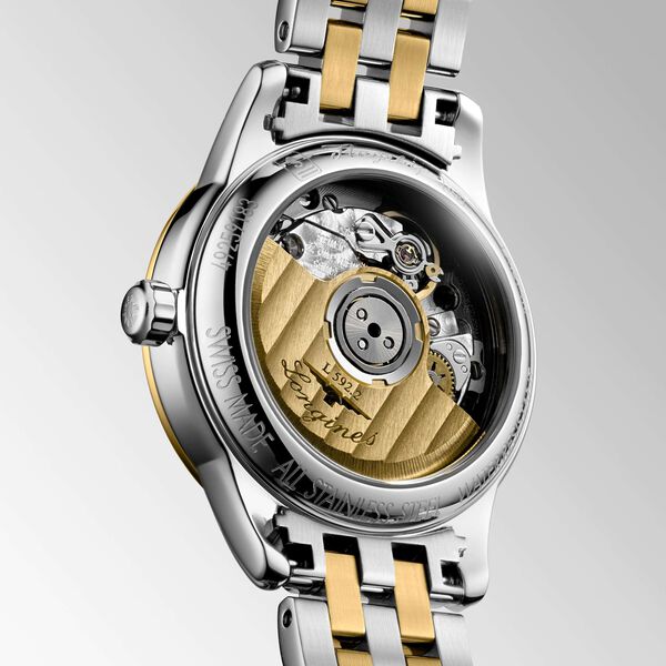 Flagship Classic 26 mm automatique en acier inoxydable PVD jaune et diamants