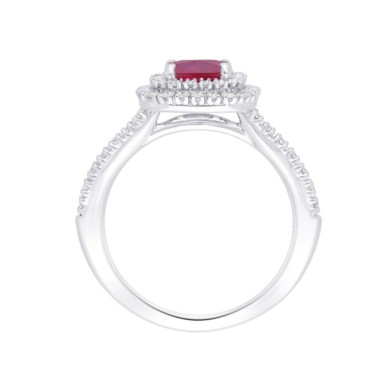 maison birks salon ruby double diamond halo ring sg05251r ru standing front 1 image number 1