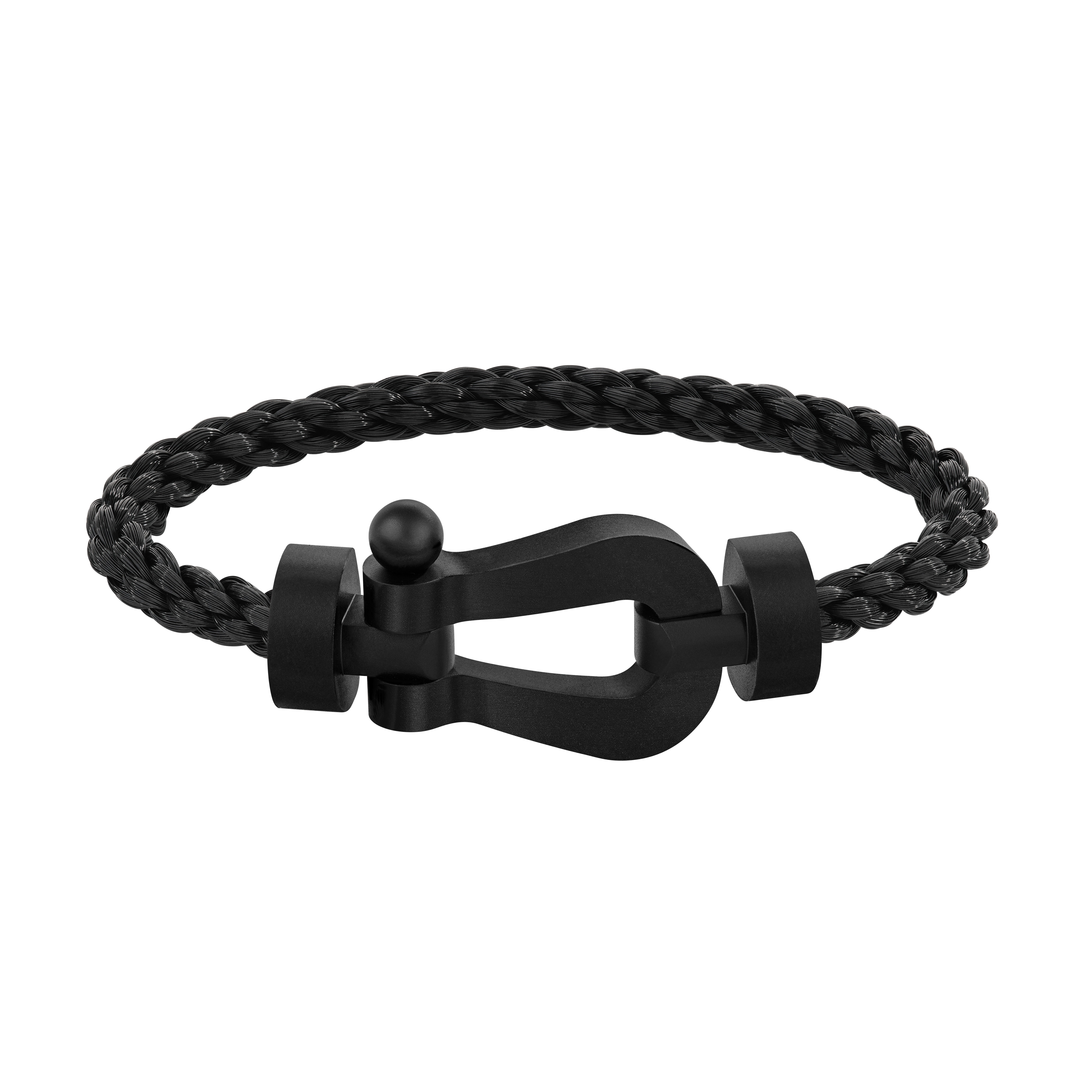 Force 10 Extra Large ADLC Titanium Cable Bracelet
