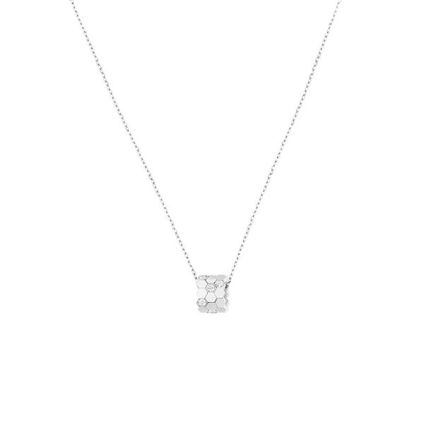 Bee My Love White Gold and Diamond Necklace