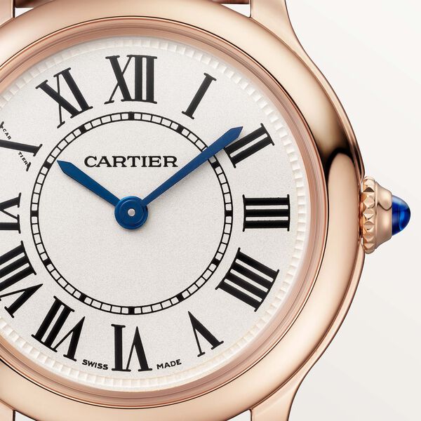 Ronde Louis Cartier Quartz 29 mm Rose Gold
