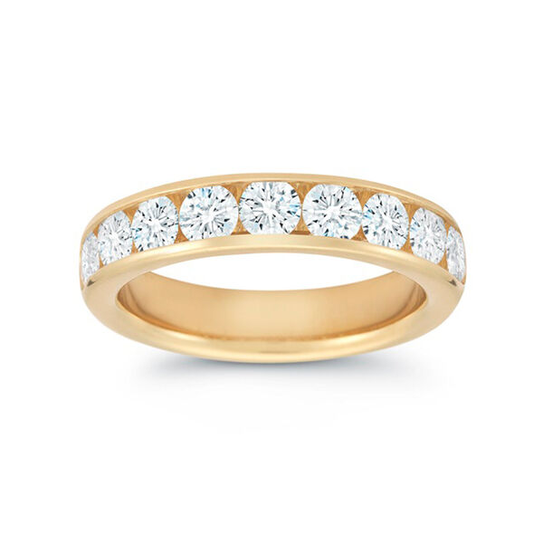 1.48 ct Diamond Yellow Gold Wedding Band