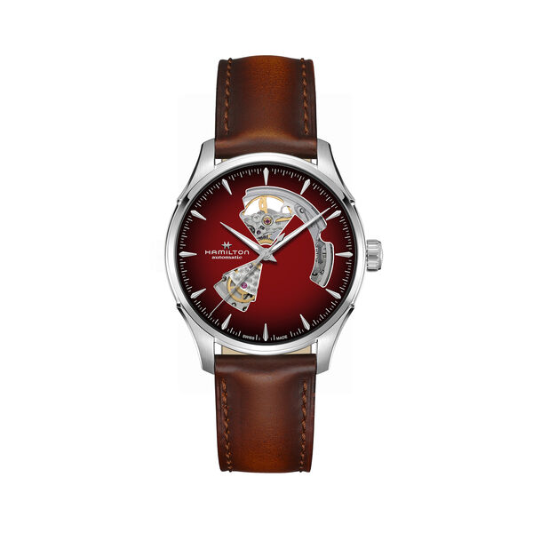 Jazzmaster Open Heart 40 mm automatique en acier inoxydable