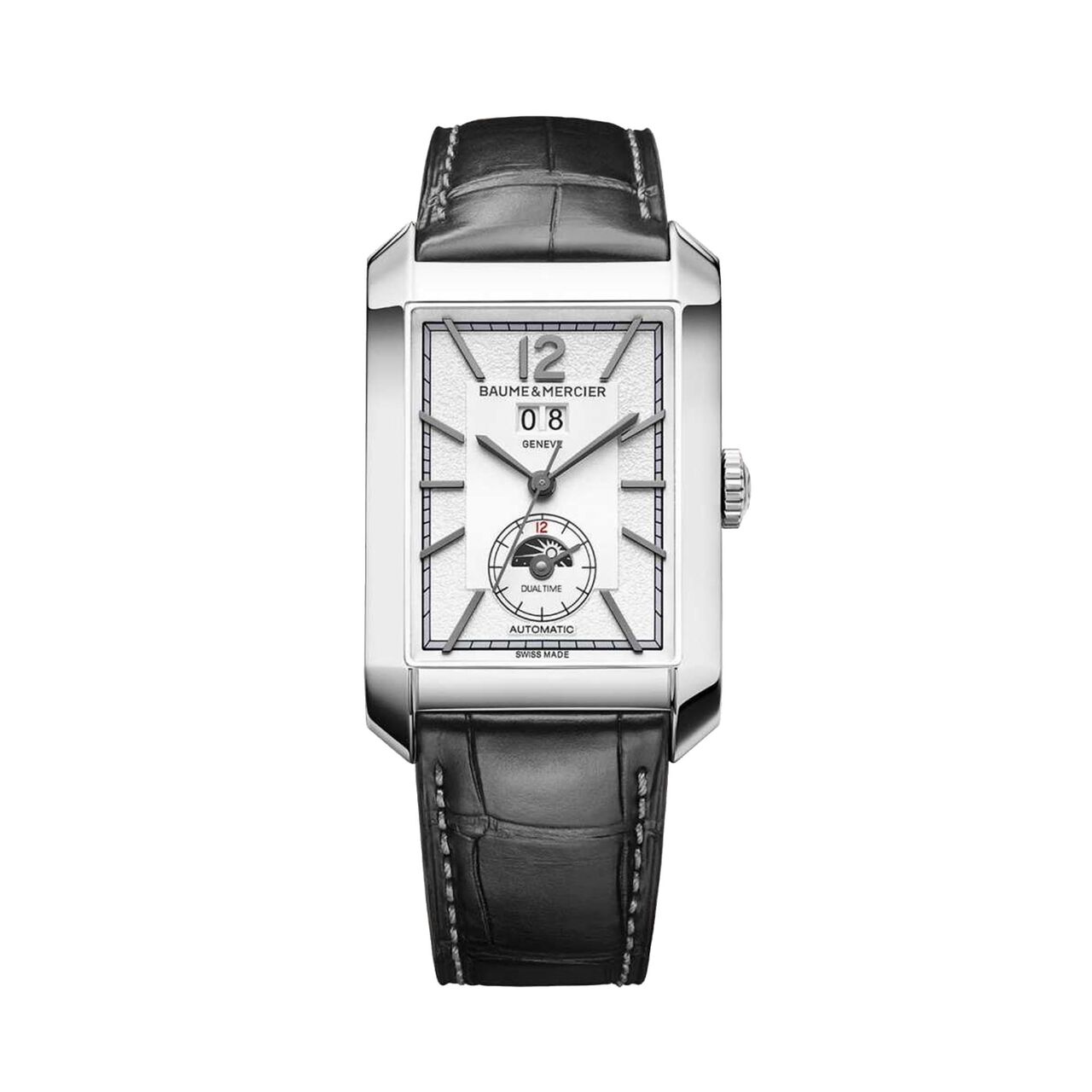 Baume Mercier Hampton Automatic Big Date Dual Time Steel 48Mm image number 0