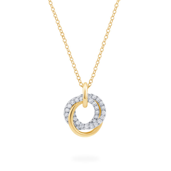 Pendentif en or jaune entrelacé, petit