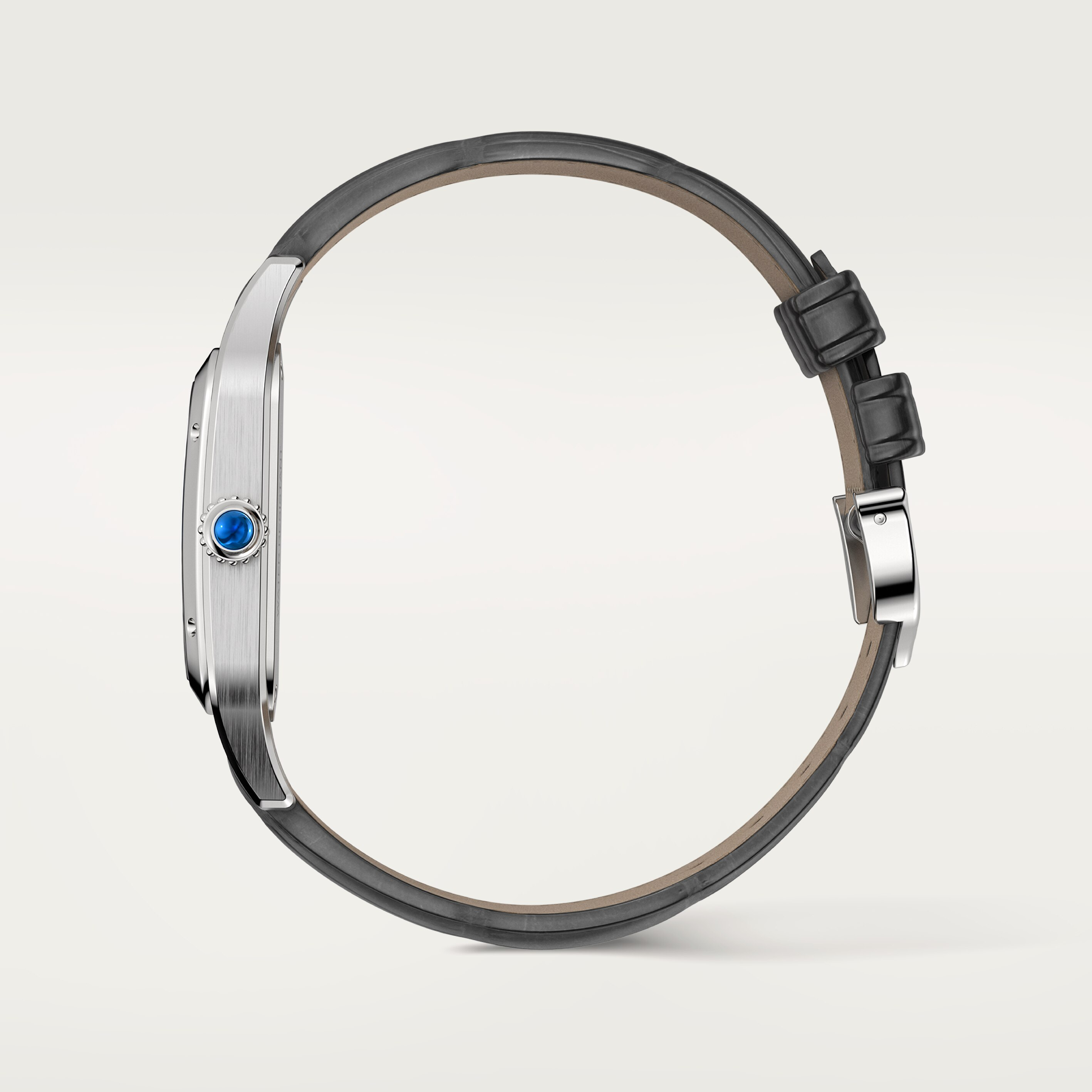 Santos Dumont Large Automatic Skelleton 43 X 31 mm Stainless Steel