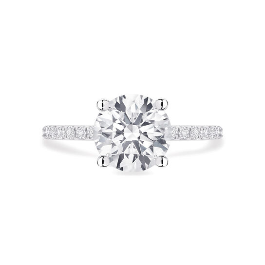 birks-rosee-du-matin-round-solitaire-diamond-engagement-ring-diamond-band-front image number 0