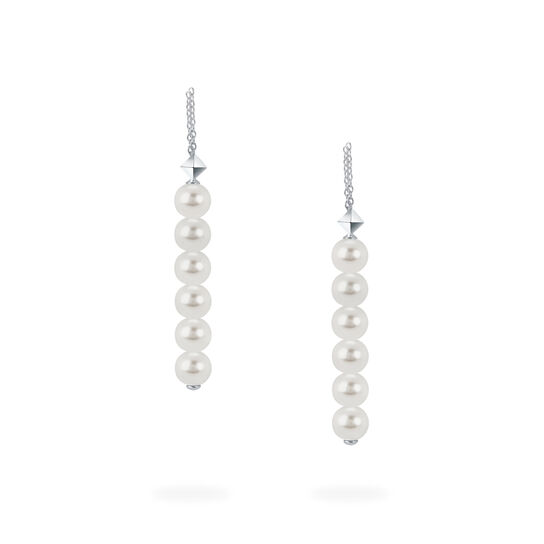 bijoux birks rock pearl freshwater pearl chain earrings image number 2