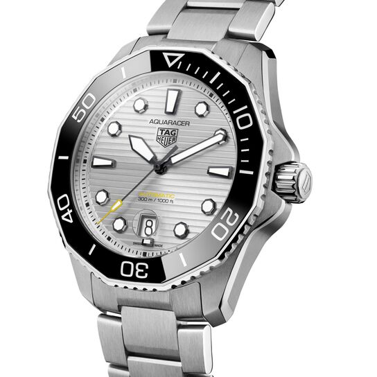 tag heuer aquaracer automatic steel 43 mm wbp201c.ba0632 angle image number 1