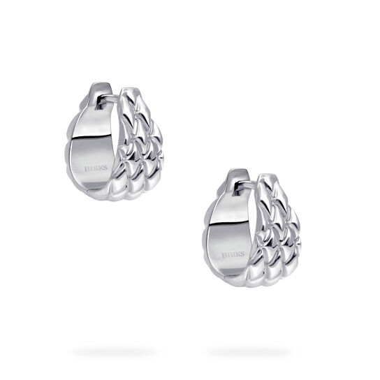 Birks Essentials Silver Serpent Hoops, 15MM image number 1