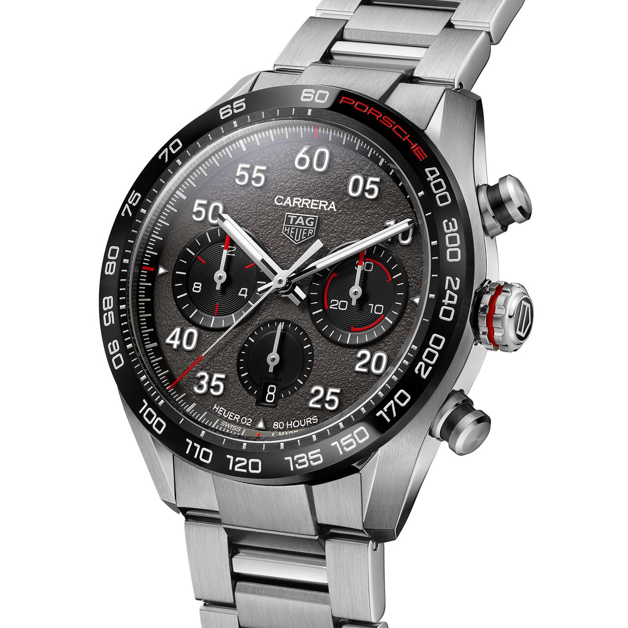 Carrera Porsche Special Edition Automatic Chronograph 44 mm Stainless Steel image number 1