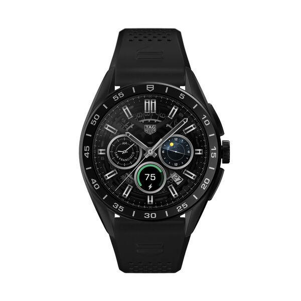 Montre intelligente Connected Calibre E4 45 mm en titane