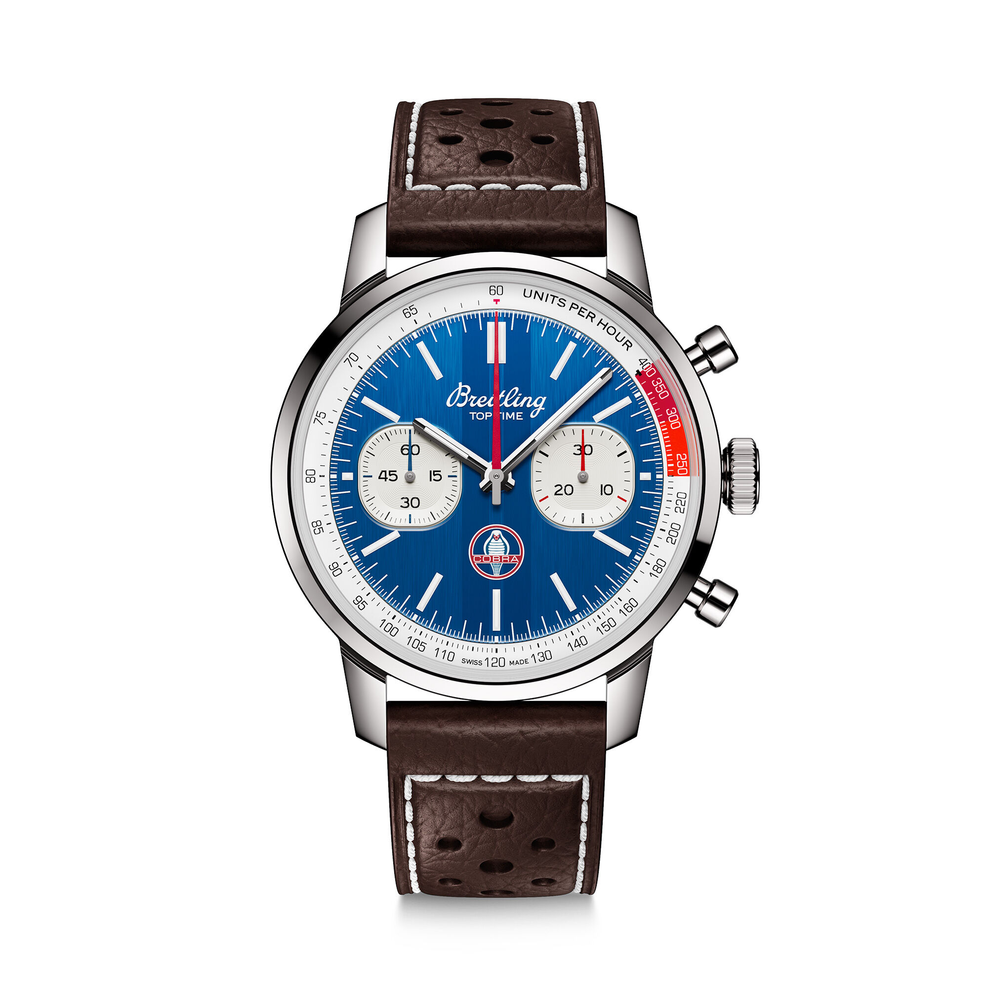 Top Time Shelby Cobra B01 Automatic Chronograph 41 mm Stainless Steel