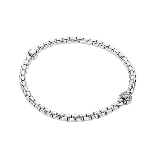 Fope Eka White Gold Bracelet 733B PAVE_B Front image number 0