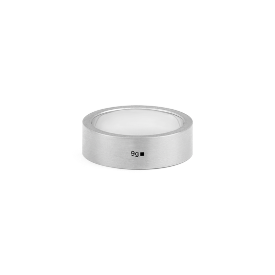 Le Gramme 9g Brushed Silver Ribbon Ring CARBR01109 Front image number 0