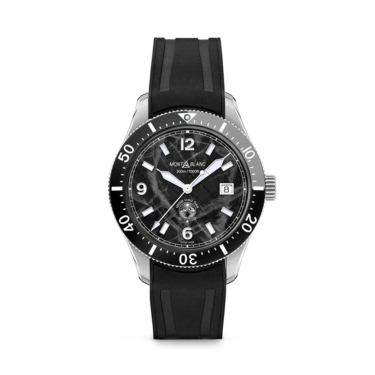 Montblanc 1858 Iced Sea Automatic Date MB129372 Front image number 0