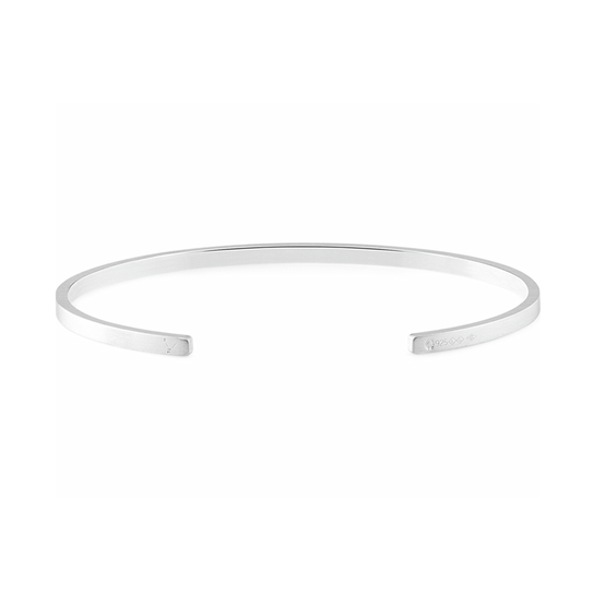 Le Gramme 7g Brushed Silver Ribbon Bracelet CARBR01_07 Front image number 0
