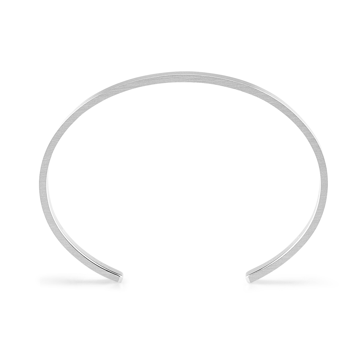 15g Brushed Silver Ribbon Bracelet image number 3