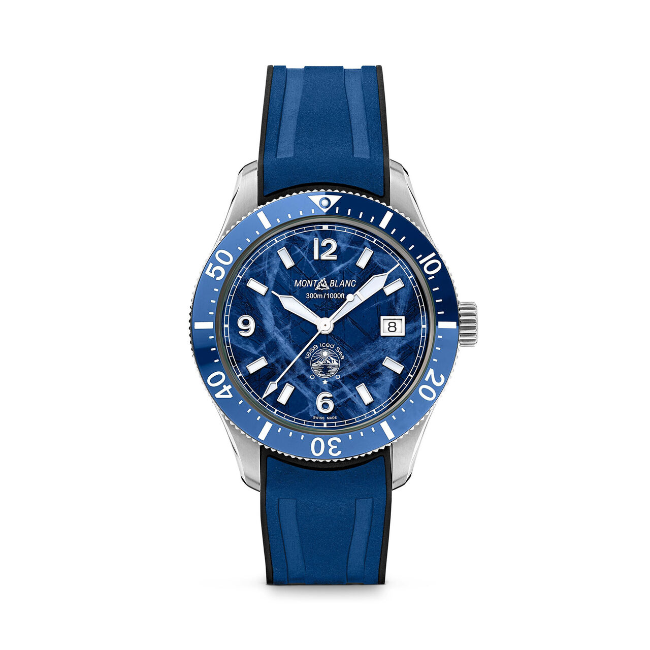Montblanc 1858 Iced Sea Automatic Date MB129370 Front image number 0