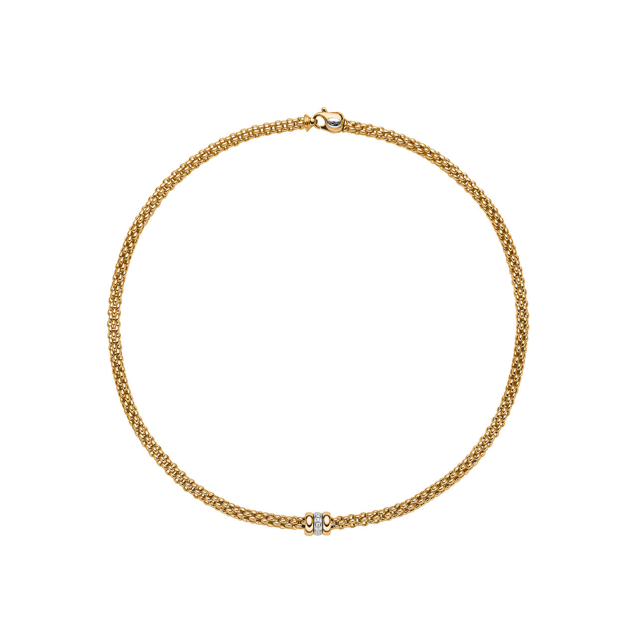 Fope Solo Yellow Gold Necklace 621C BBR_GB Front image number 1