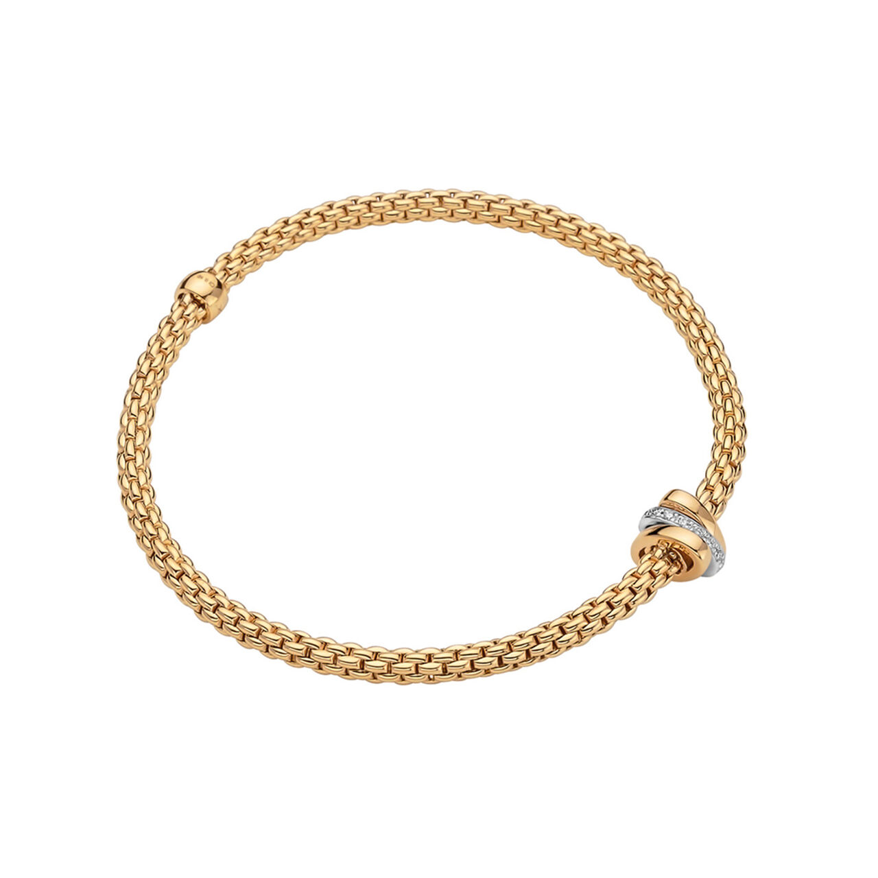 Fope Prima Yellow Gold Bracelet 744B BBR_GB Front image number 0