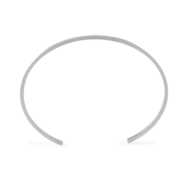 Bracelet ruban en argent brossé 7g