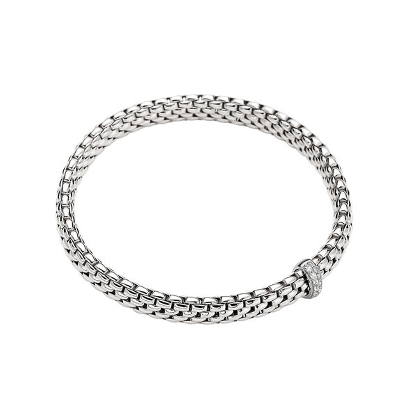 Bracelet Vendome Flex'it en or blanc avec pavé de diamants