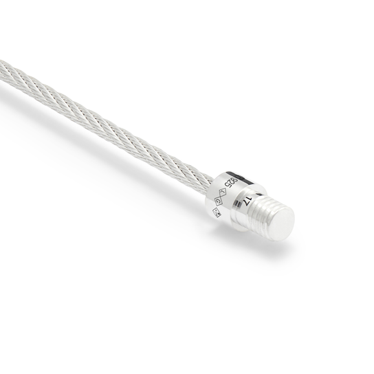 Bracelet câble an argent poli 9g image number 4