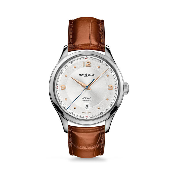Heritage 40 mm automatique en acier inoxydable