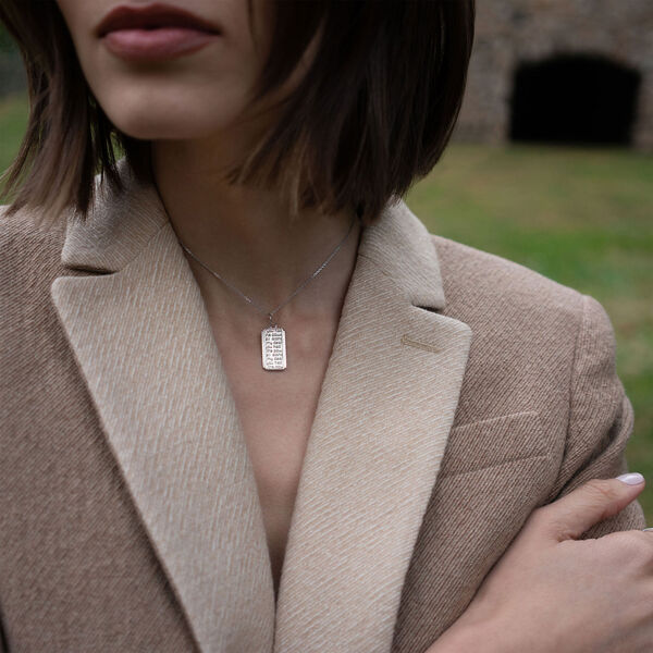 Pendentif Modern Charm Dorothy en argent