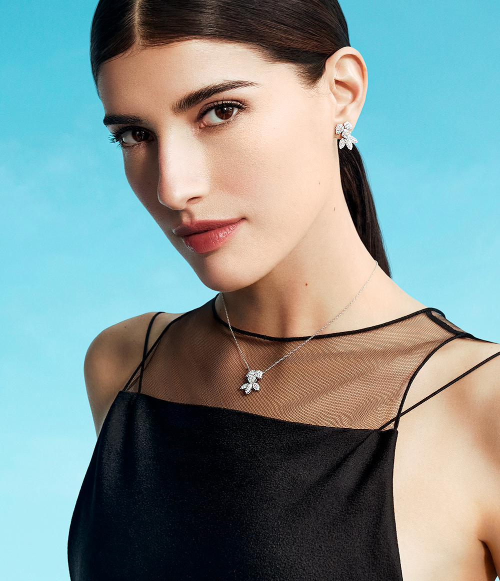 Birks Snowflake diamond earrings