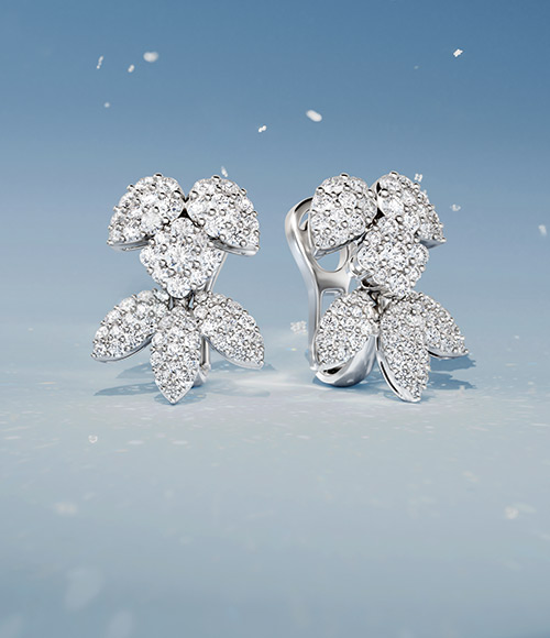 Boucles d'oreilles Birks Snowflake