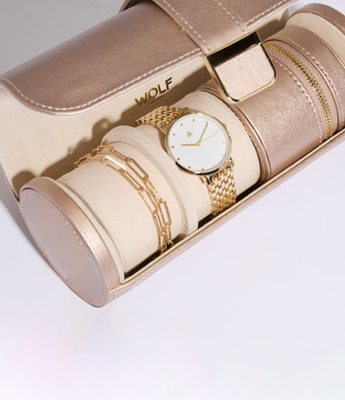 WOLF Watch & Jewellery Roll