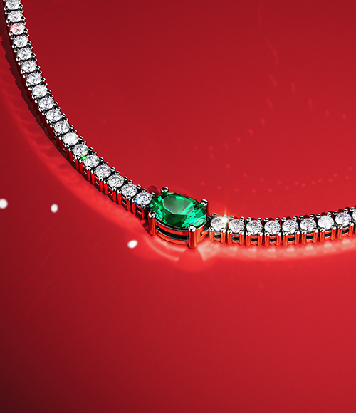 Birks Essentials Emerald Line Necklace