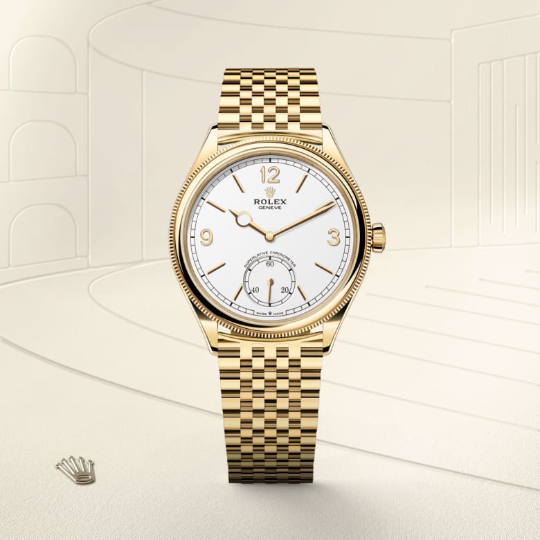 rolex 1908 in 18 ct yellow gold, M52508-0006 - Maison Birks