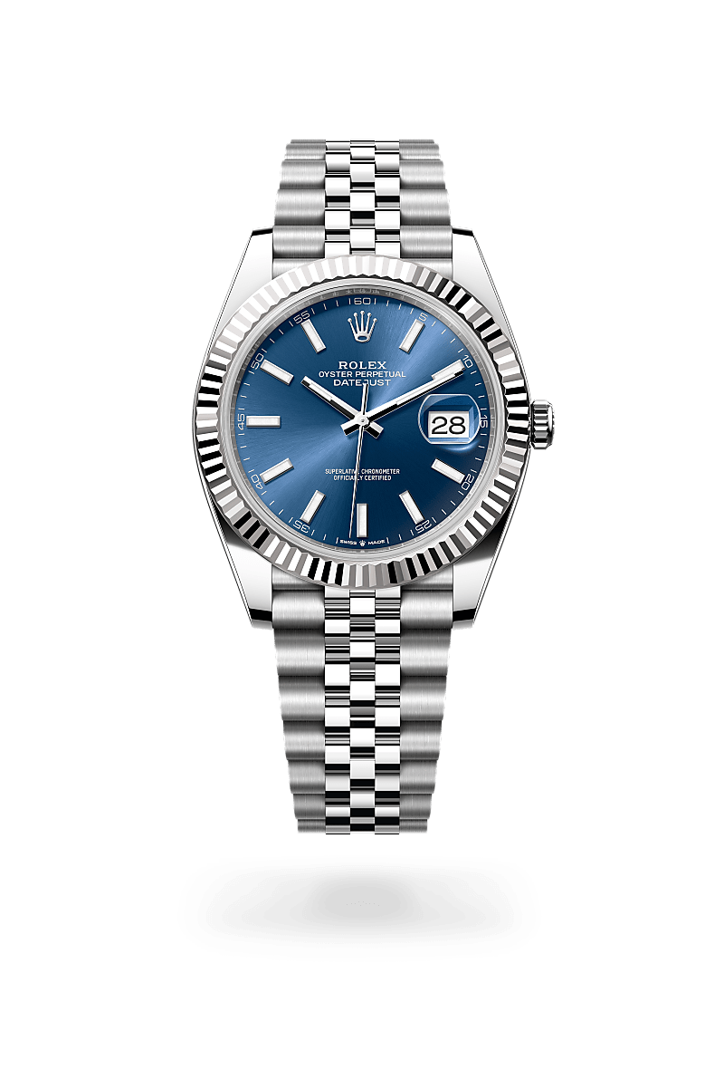 rolex Datejust in White Rolesor, M126334-0002 - Maison Birks