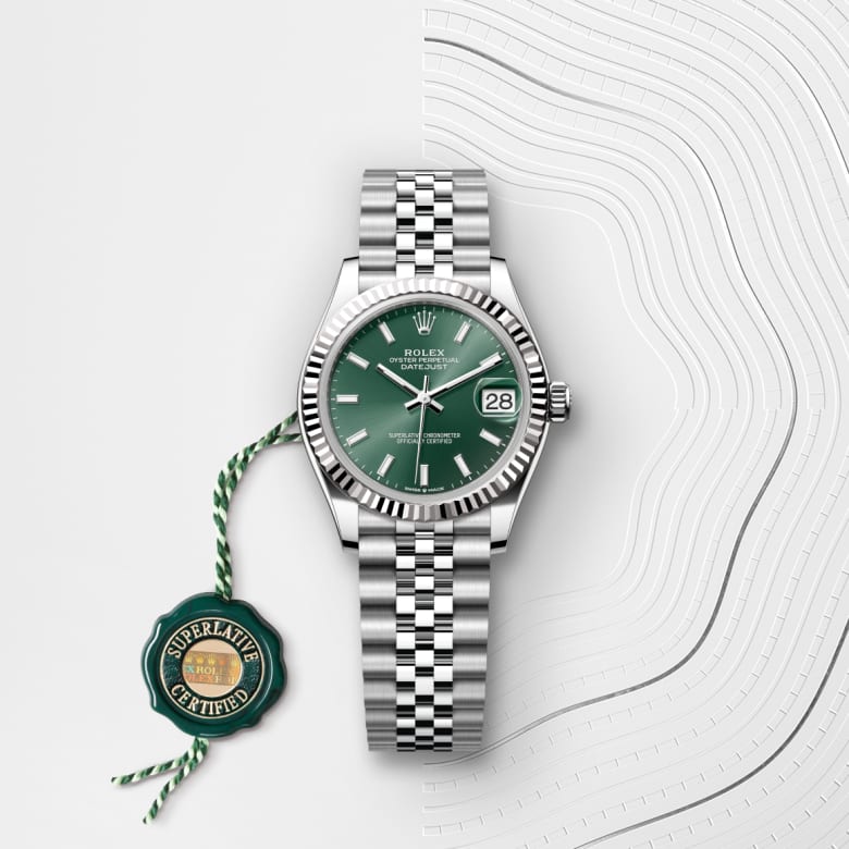 rolex Datejust en Rolesor gris, M278274-0018 - Maison Birks