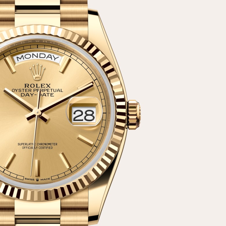 rolex Day-Date en Or jaune 18 ct, M128238-0045 - Maison Birks