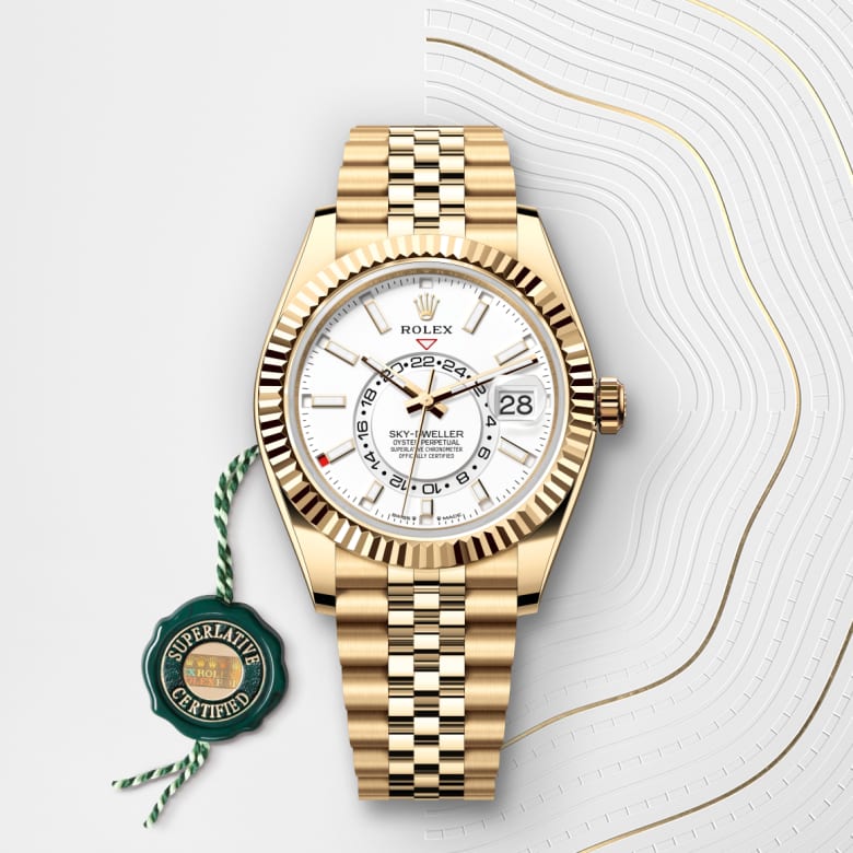 rolex Sky-Dweller en Or jaune 18&nbsp;ct, M336938-0006 - Maison Birks