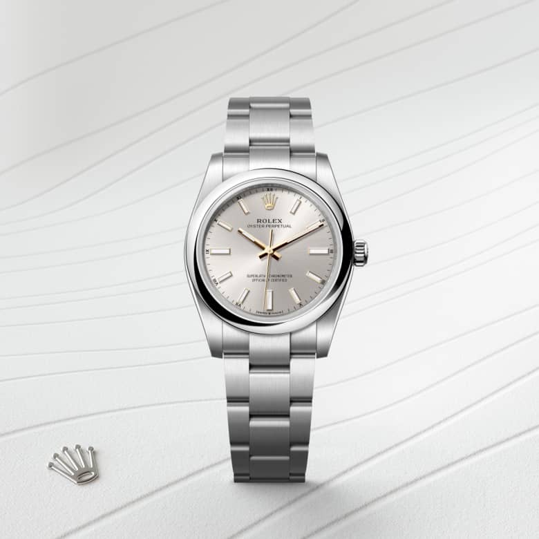 rolex Oyster Perpetual en acier Oystersteel, M124200-0001 - Maison Birks